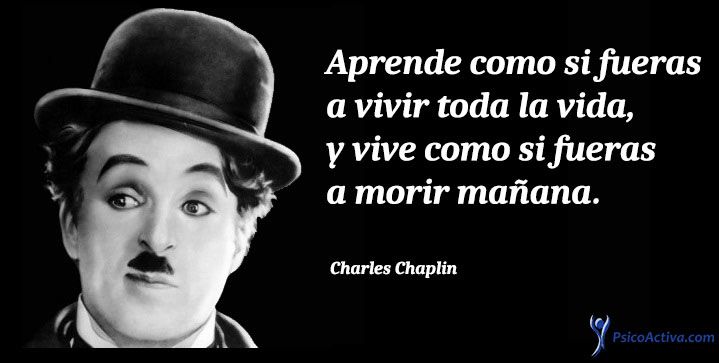 Resultado de imagen para Charles Chaplin frases