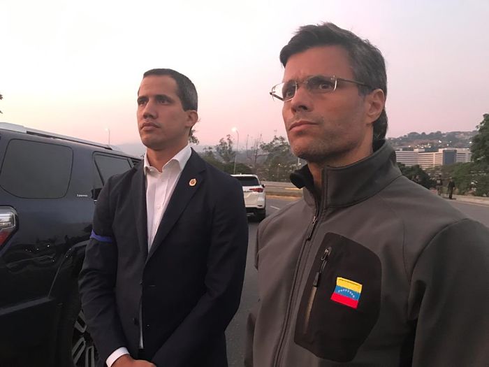 Resultado de imagen para guaido y leopoldo lopez