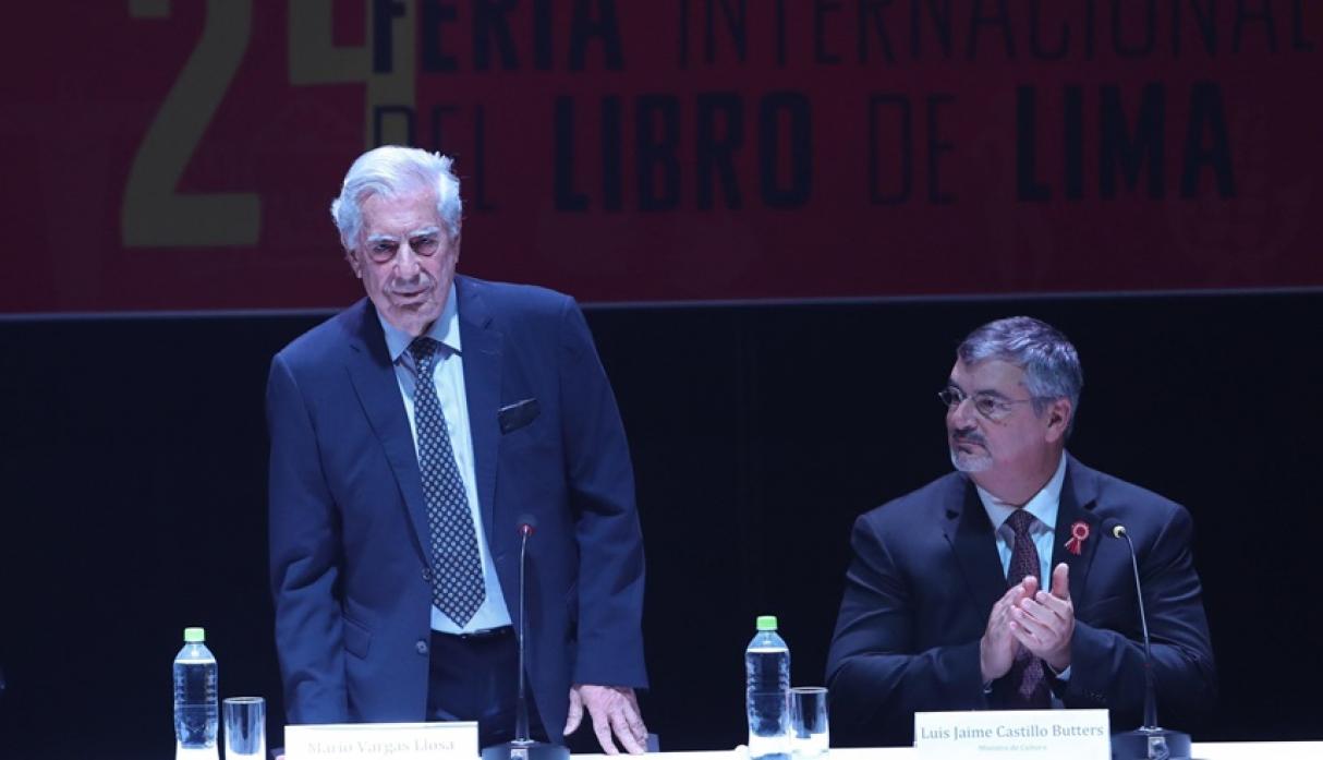 Mario Vargas Llosa en la FIL Lima 2019. (Foto: Agencias) Mario Vargas Llosa en la FIL Lima 2019. (Foto: Agencias)