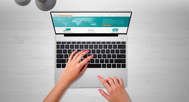 El Matebook 13 no deja de compararse con el MacBook Air. (Huawei)